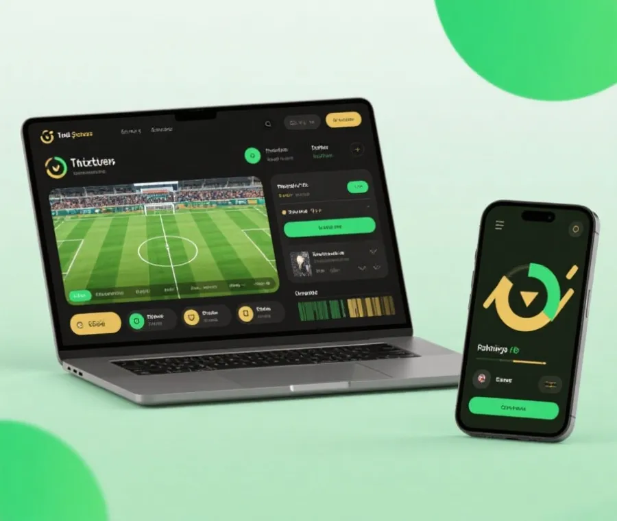 世界杯直播与回放聚合界面示意图